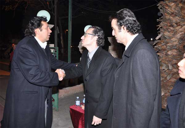 هاني رمزي - عزاء والد شيري عادل