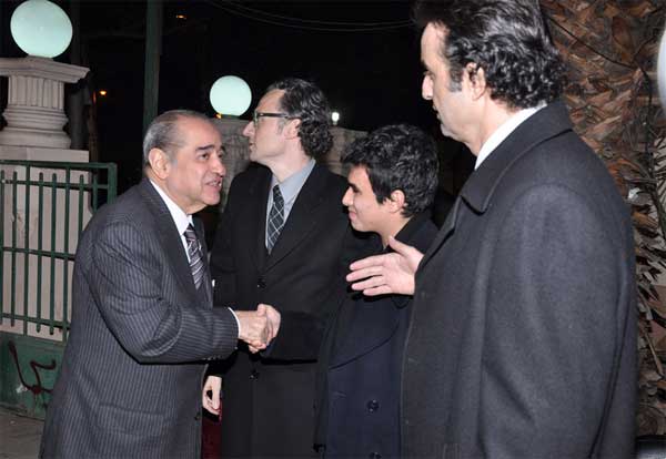 فريد الديب - عزاء والد شيري عادل