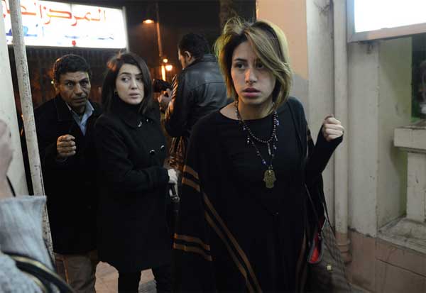 كندة علوش - عزاء والد شيري عادل