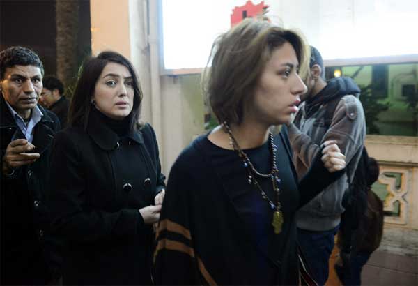 كندة علوش - عزاء والد شيري عادل