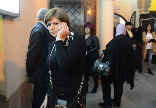 شذى - عزاء والد شيري عادل