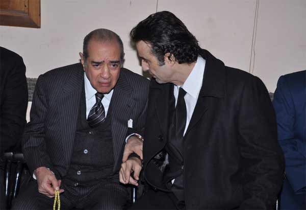 فريد الديب - عزاء والد شيري عادل