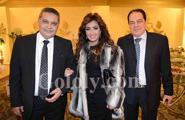 تامر حسني وسامو زين في حفل زفاف ابن شقيقة محسن جابر