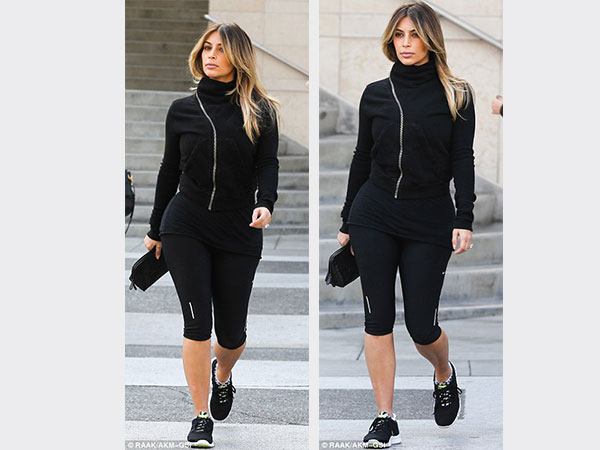 صور .. كيم كارداشيان في إطلالة رياضية مثيرة بعد فقدان الوزن .. وتسريحة شعر جديدة لعيد الميلاد