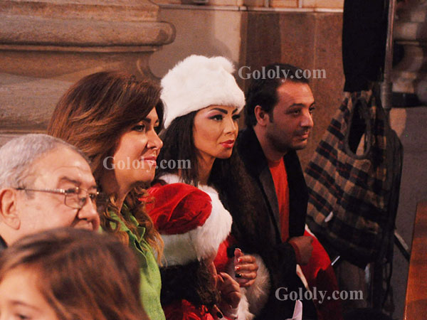 هالة صدقي تحتفل بالكريسماس - دوللي شاهين - منال سلامة