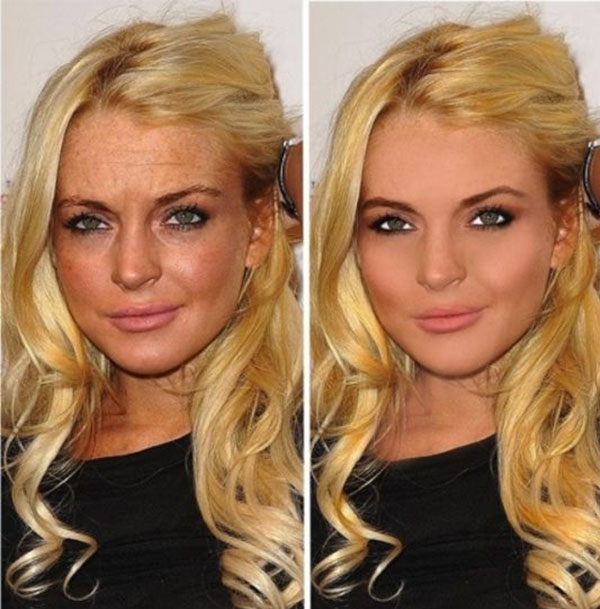 ليندساي لوهان - نجمات بالفوتوشوب