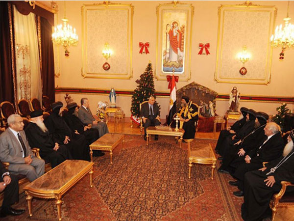 عدلي منصور و تواضروس