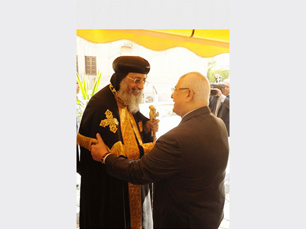 عدلي منصور و تواضروس