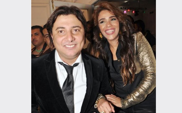 بالصور: فيفي عبده ونجوم الغناء الشعبي في حفل زفاف نجل مالك قناة