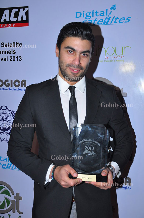 احمد فاروق - حفل تكريم النجوم والاعلاميين في مهرجان القنوات الفضائية