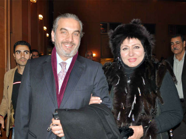 سهير رمزي مع زوجها