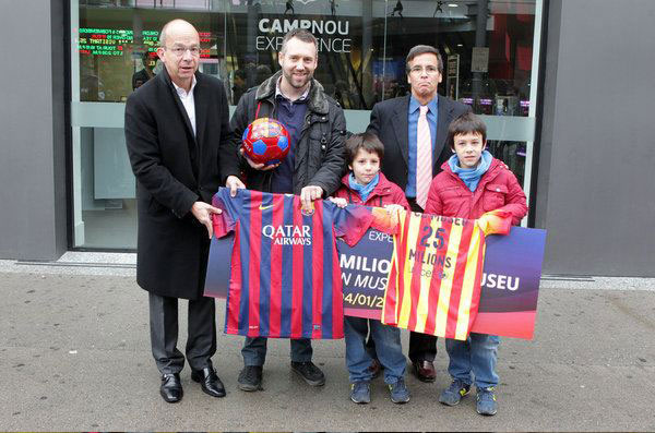 الزائر 25 مليون لمتحف برشلونة