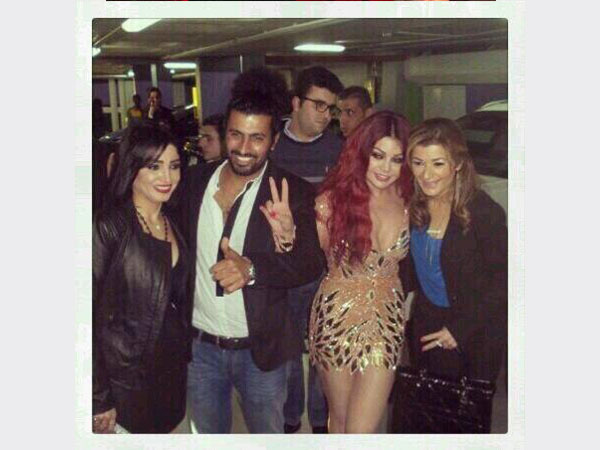 هيفاء وهبي في افتتاح فيلم حلاوة روح ببيروت