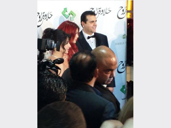 هيفاء وهبي في افتتاح فيلم حلاوة روح ببيروت