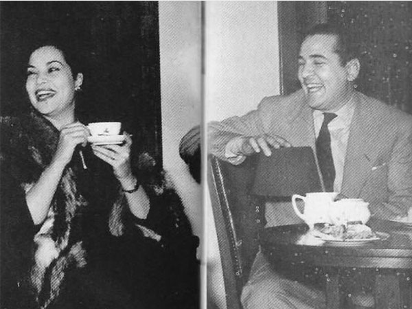 حسين صدقي مع مديحة يسري
