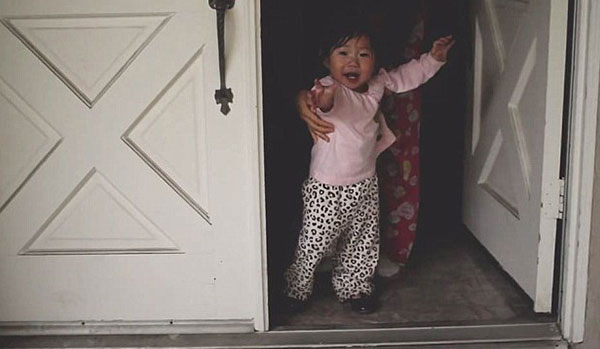 ترى المطر لاول مرة