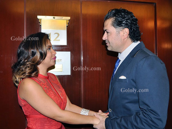 شيرين مع راغب علامة في حفل عيد الحب 2014