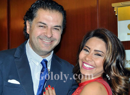 شيرين مع راغب علامة في حفل عيد الحب 2014