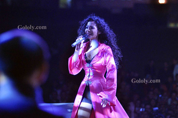 دوللي شاهين حفل دريم بارك 2014