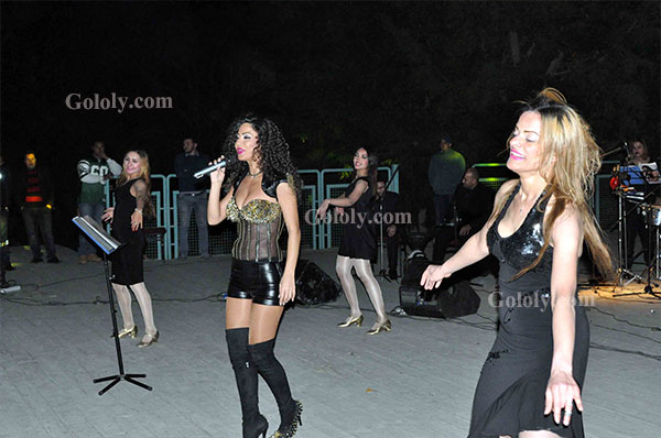 دوللي شاهين حفل دريم بارك 2014