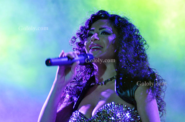 دوللي شاهين حفل دريم بارك 2014