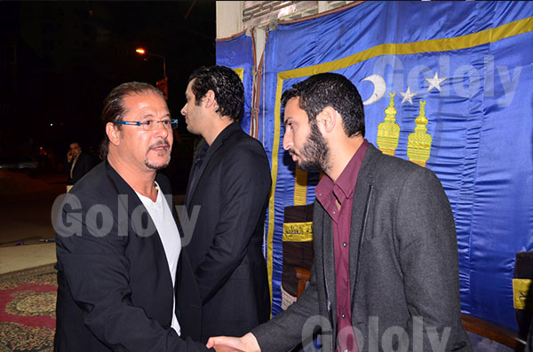 عزاء الفنان ابراهيم يسري