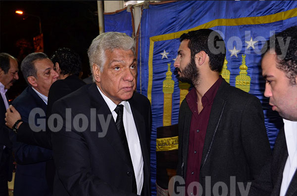 عزاء الفنان ابراهيم يسري