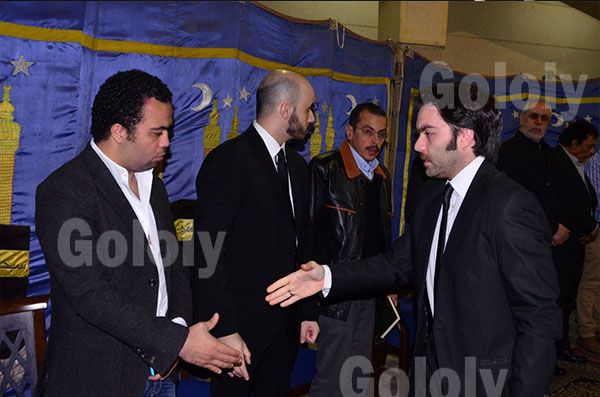 عزاء الفنان ابراهيم يسري