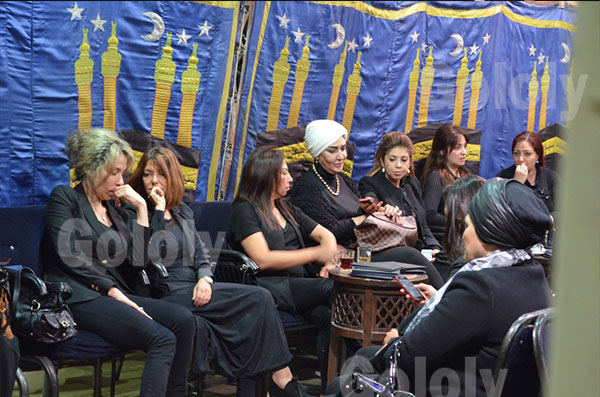 عزاء الفنان ابراهيم يسري