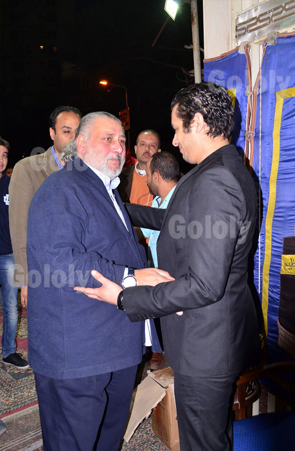 عزاء الفنان ابراهيم يسري