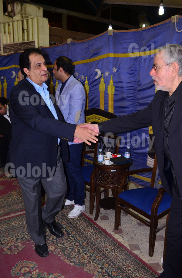 عزاء الفنان ابراهيم يسري