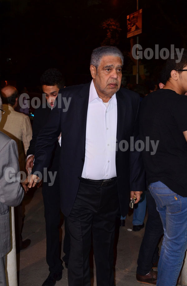 عزاء الفنان ابراهيم يسري