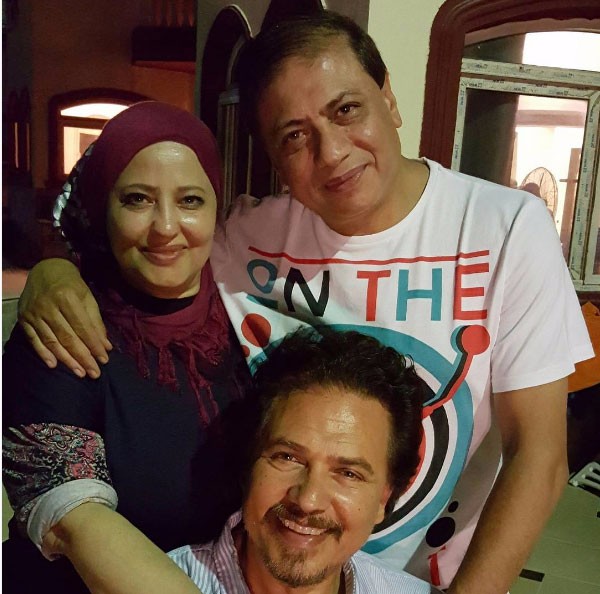 محمد رياض ووالده ووالدته 