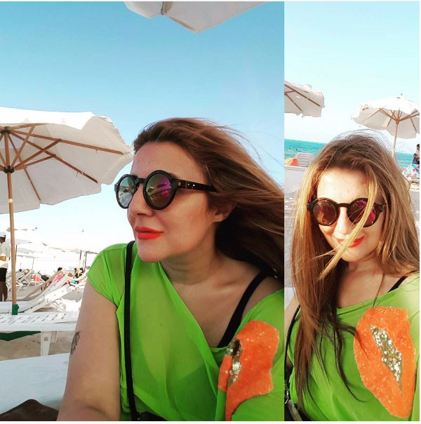 جولولي | رانيا محمود ياسين تستمتع بأجازتها على الشاطئ.. صور