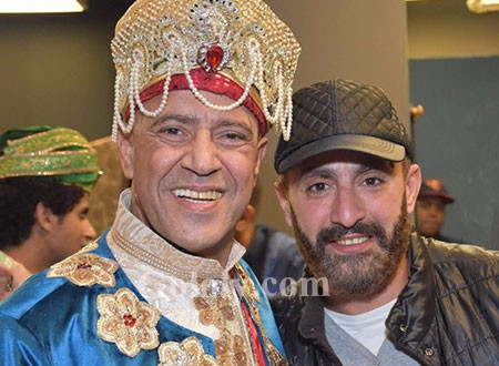 بالصور.. أحمد السقا يزور أشرف عبدالباقي مجددا في مسرح مصر