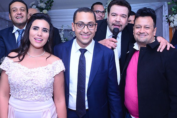 خالد عجاج يحتفل بخطوبة ابنته