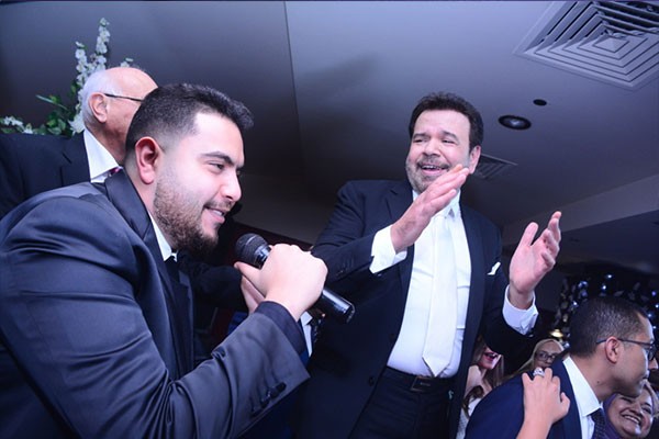 خالد عجاج يحتفل بخطوبة ابنته