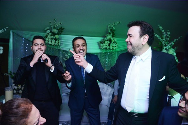 خالد عجاج يحتفل بخطوبة ابنته