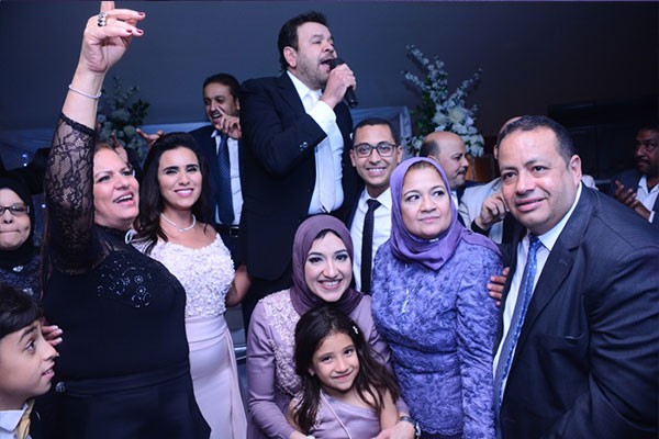 خالد عجاج يحتفل بخطوبة ابنته