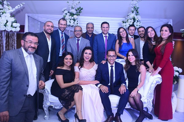 خالد عجاج يحتفل بخطوبة ابنته