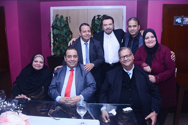 خالد عجاج يحتفل بخطوبة ابنته