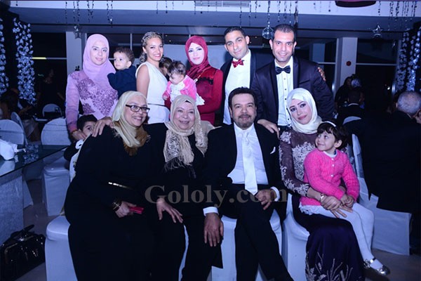 خالد عجاج يحتفل بخطوبة ابنته