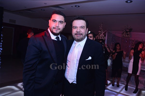 خالد عجاج يحتفل بخطوبة ابنته