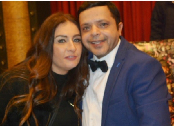 محمد هنيدي وزوجته