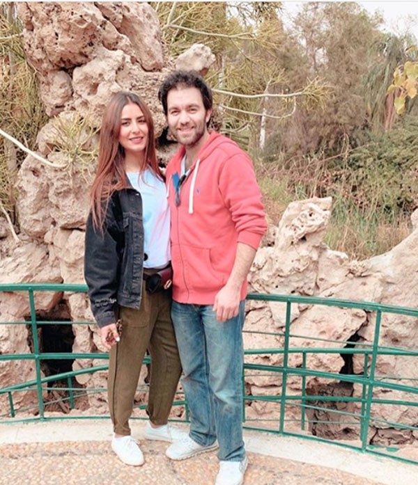 جولولي ريهام أيمن تحتفل بعيد زواجها برسالة رومانسية