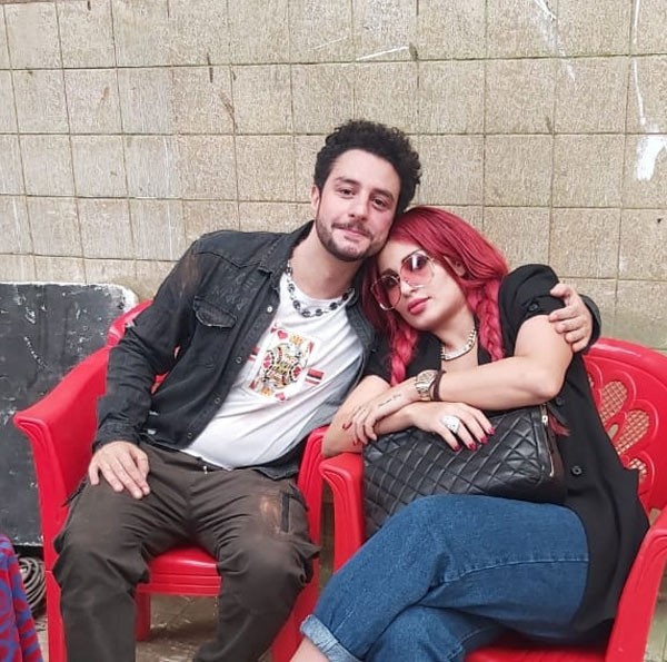 احمد الفيشاوي وزوجته