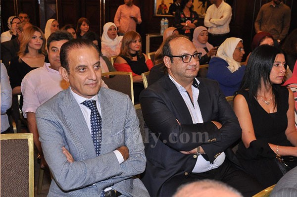 محمد رياض وهاني البحيري ومجدي ابو عميرة والنجوم في توقيع كتاب أيام في بيت المحترم