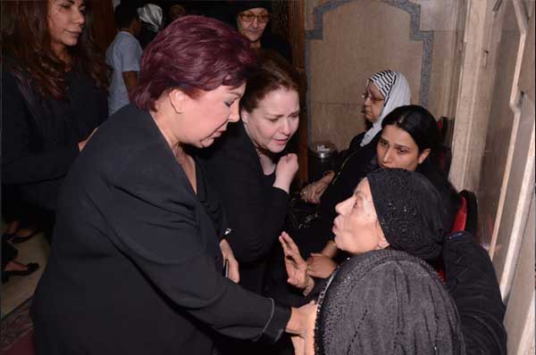 عزاء نجل رجاء حسين