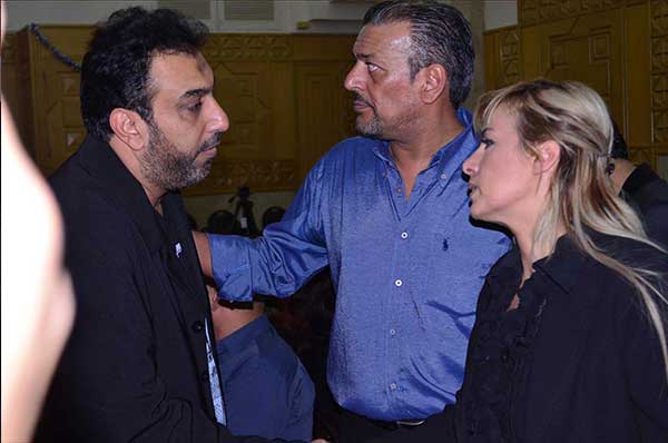 عزاء والدة سيمون