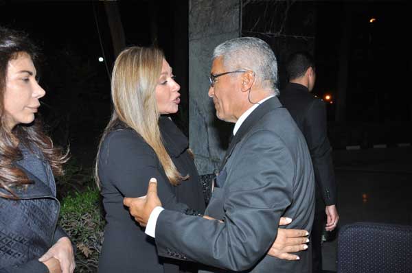 عزاء نجل رجاء حسين